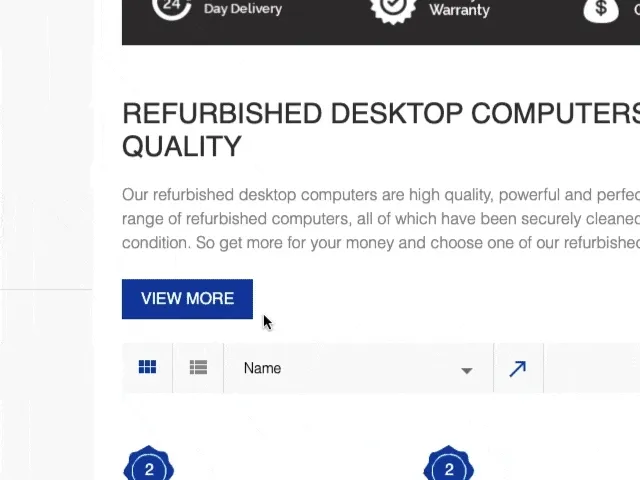 GIF showing extra content hidden behind multiple 'Read More' links