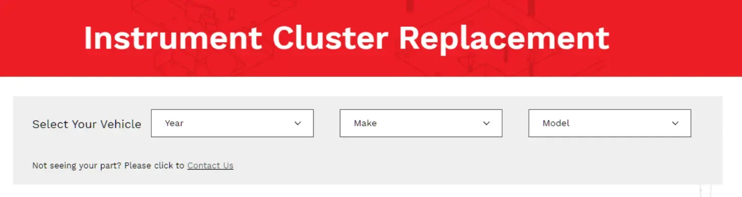 ISS Automotive parts searcher example