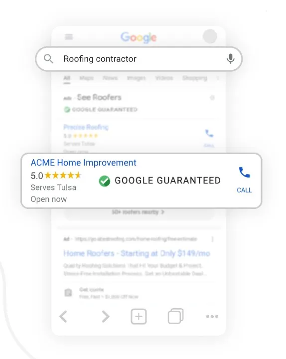 Example of Local Service Ads