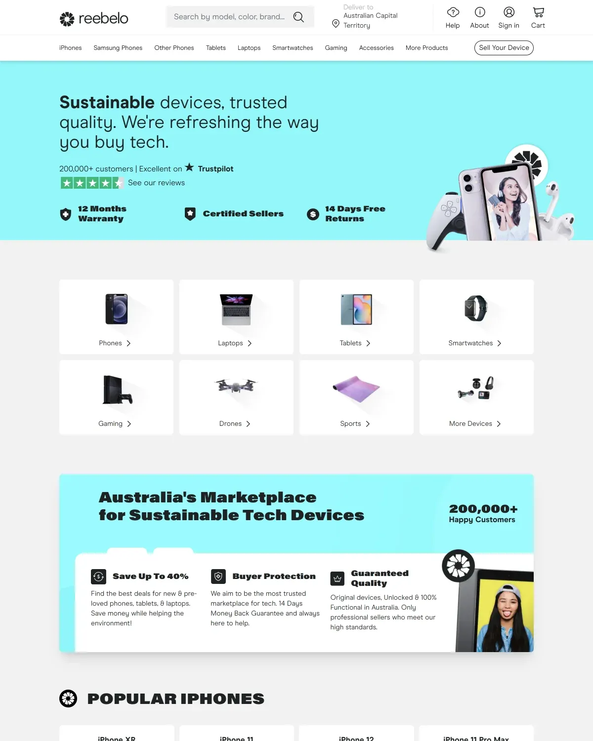 Screenshot for Reebelo