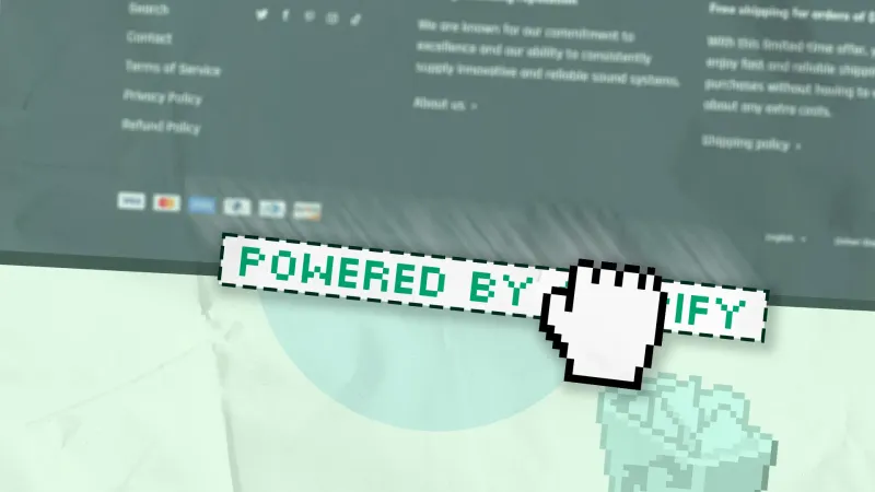 Cover image for How to Remove "Powered by Shopify" Text on your Storefront