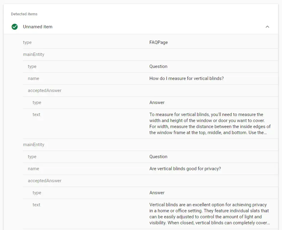 Screenshot of a Google search result showing an FAQ rich snippet.