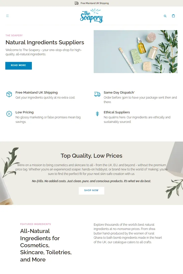 Screenshot for TheSoapery